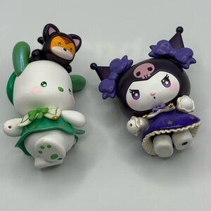 2 Toptoy Sanrio Starry Night Party Magician Kuromi Pochacco Mini PVC incomplete